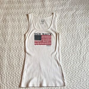 OLD NAVY 2011 American Flag Tank